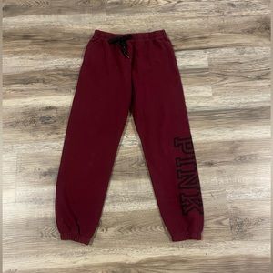 Victoria's Secret PINK Maroon Joggers